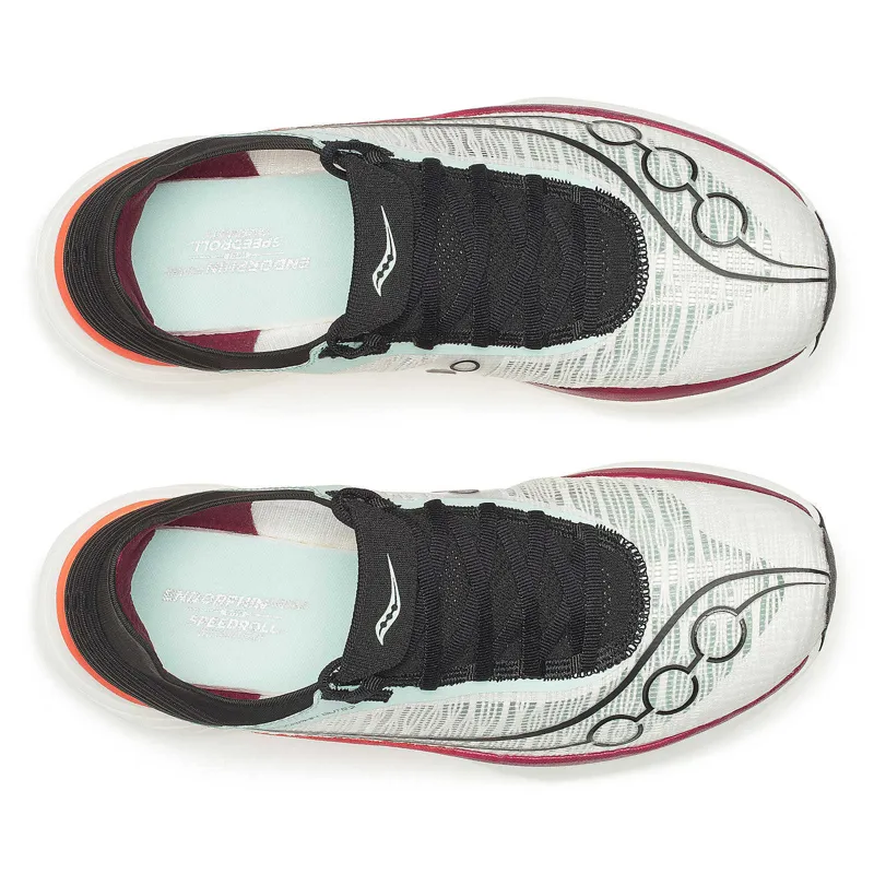 Saucony Unisex Endorphin Elite 2 White/Crimson-4