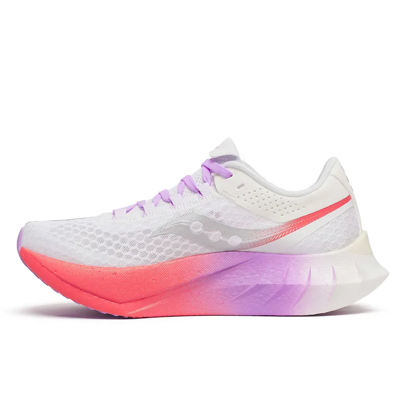 Saucony Women's Endorphin Pro 4 White/Crocus-1