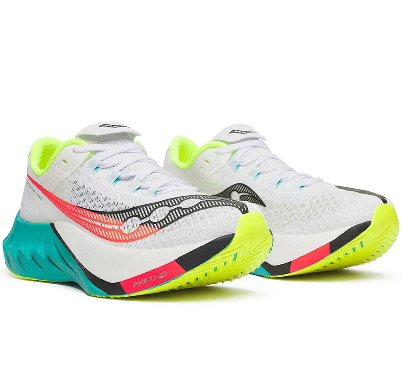 Saucony Women's Endorphin Pro 4 White/Mutant-2