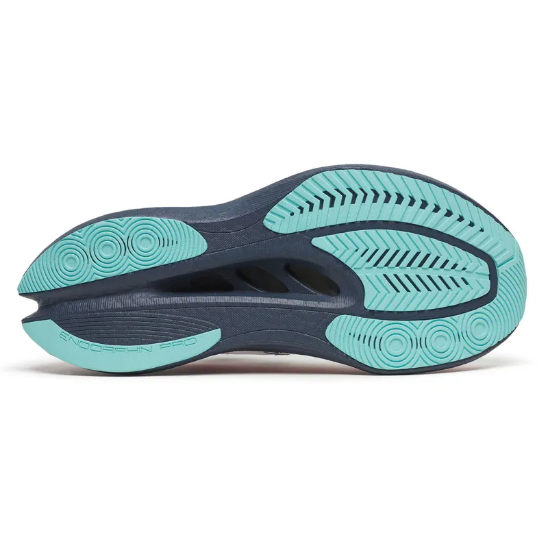 Saucony Women's Endorphin Pro 5 White/Navy-4