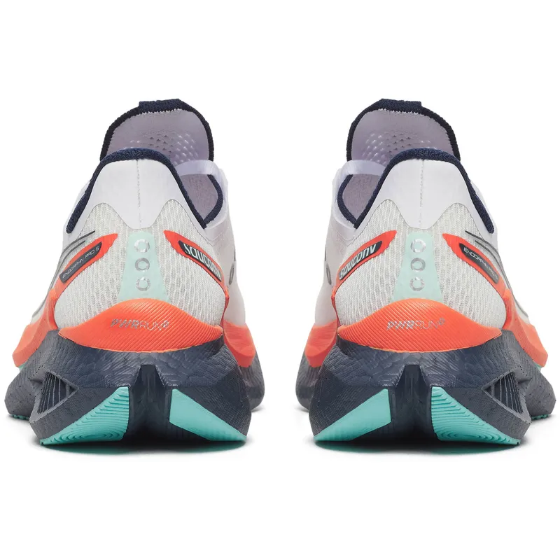 Saucony Women's Endorphin Pro 5 White/Navy-2