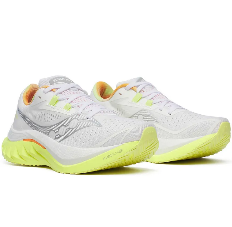 Saucony Women's Endorphin Speed 4 White/Sunny-2