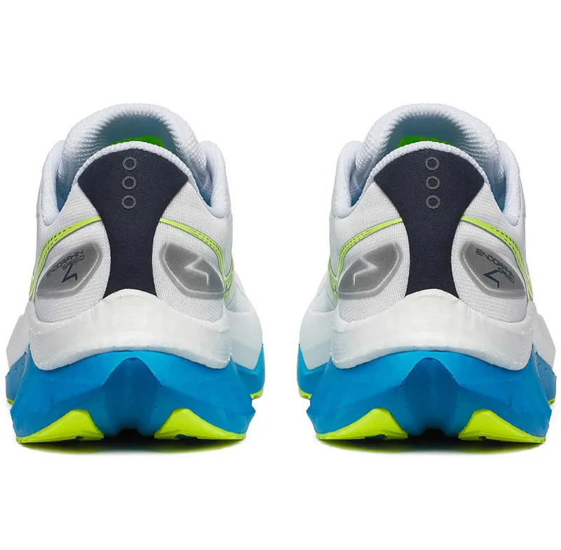 Saucony Women's Endorphin Speed 4 White/Vizblue-3