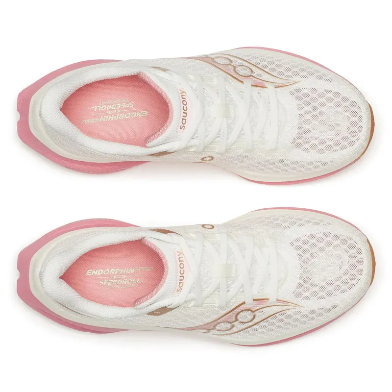 Saucony Women's Endorphin Speed 5 Ivory/Mauve-4