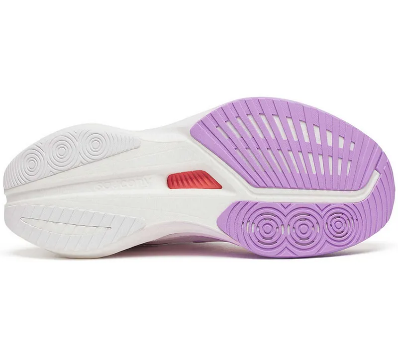 Saucony Women's Endorphin Speed 5 White/Crocus-5