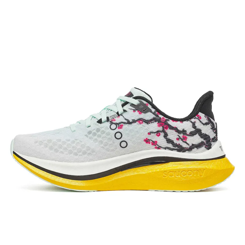 Saucony Women's Endorphin Speed 5 White/Fleur-1