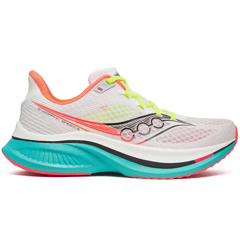 Saucony Women's Endorphin Speed 5 White/Mutant