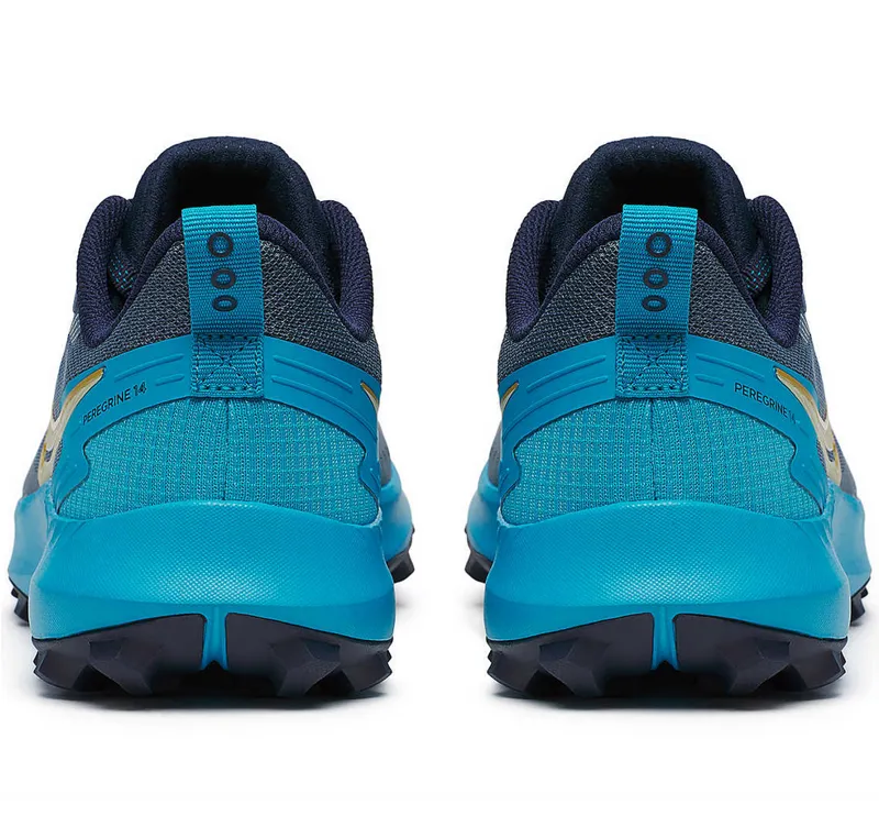 Saucony Women's Peregrine 14 Mirage/Viziblue-3