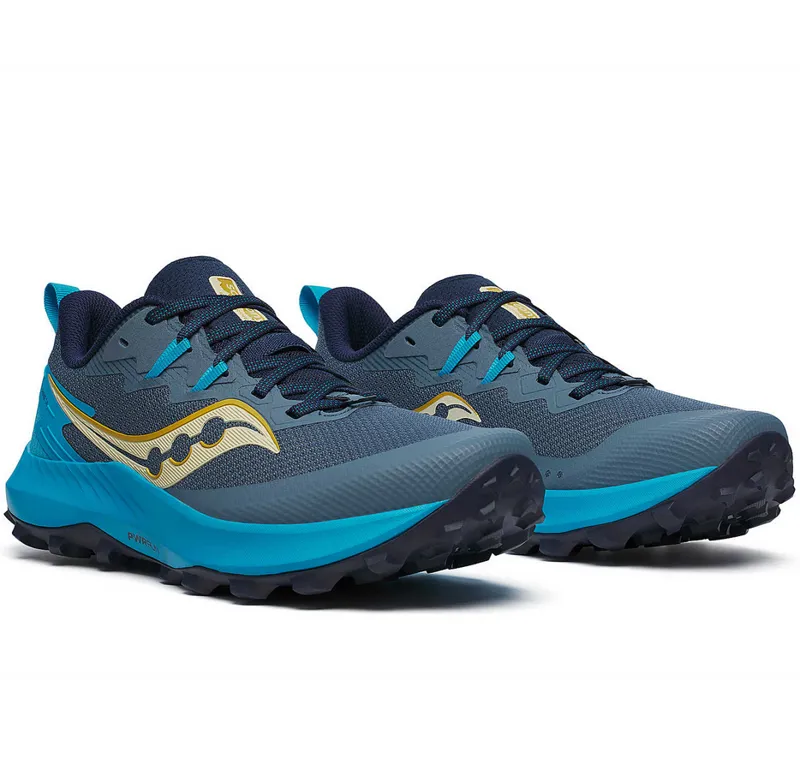 Saucony Women's Peregrine 14 Mirage/Viziblue-2