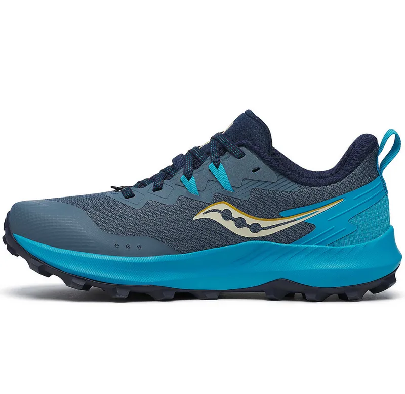 Saucony Women's Peregrine 14 Mirage/Viziblue-1