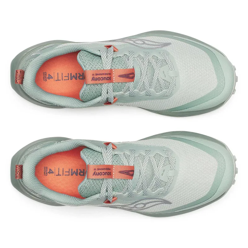 Saucony Women's Peregrine 15 Mist/Aloe-4