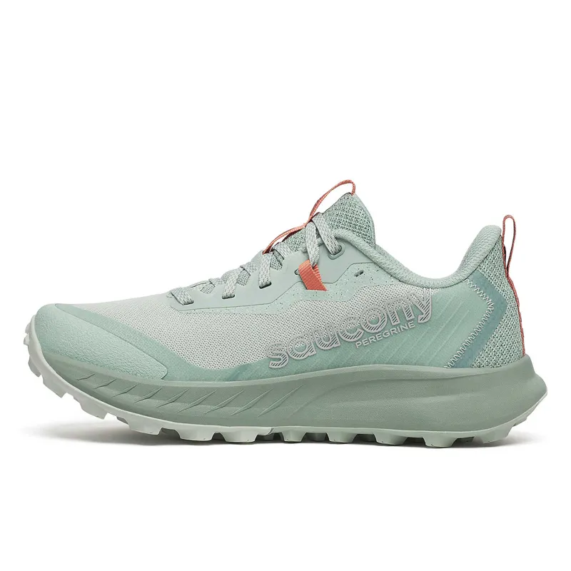 Saucony Women's Peregrine 15 Mist/Aloe-1