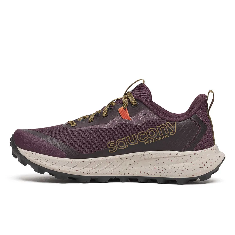 Saucony Women's Peregrine 15 Wine/Kodiak Trail Running Shoes-1