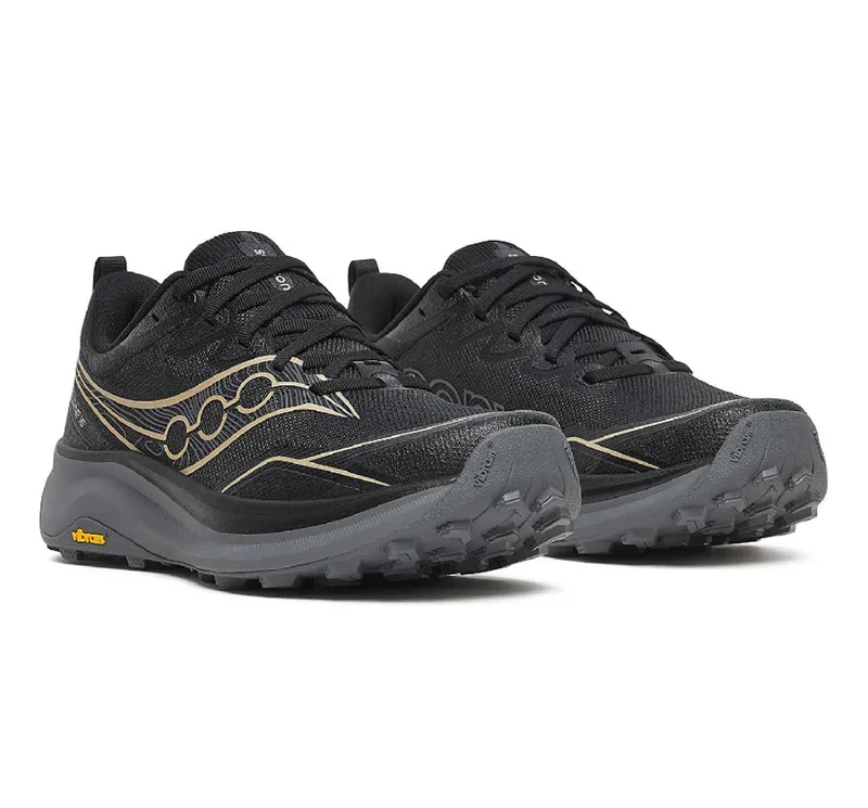 Saucony Women's Peregrine 16 Black/Carbon-2