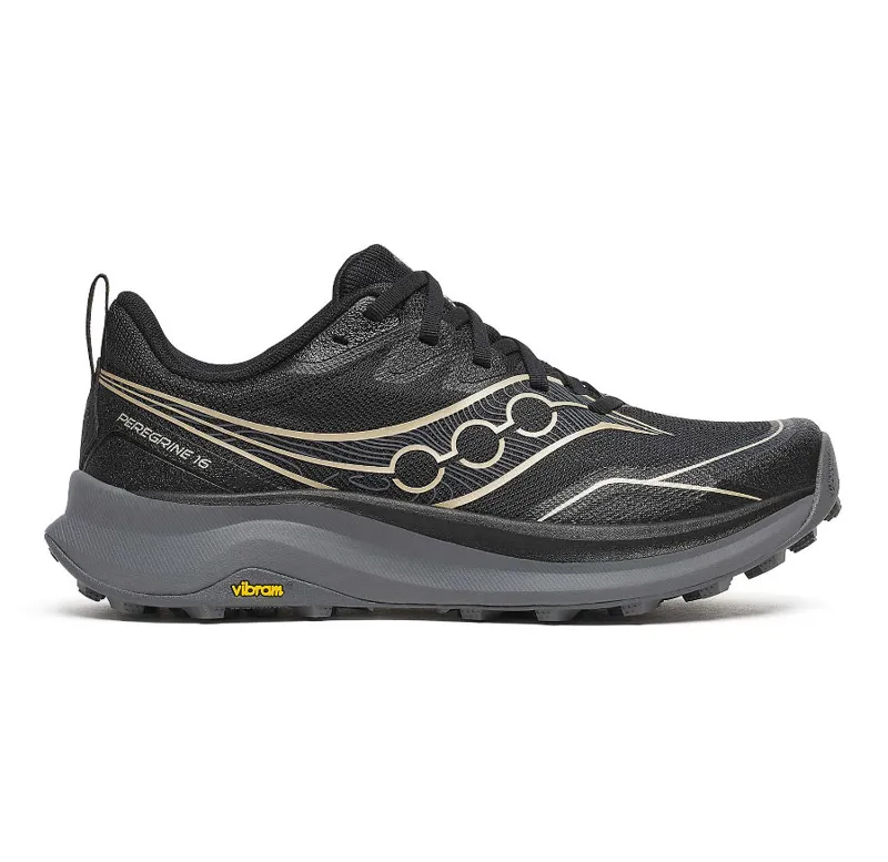 Saucony Women's Peregrine 16 Black/Carbon