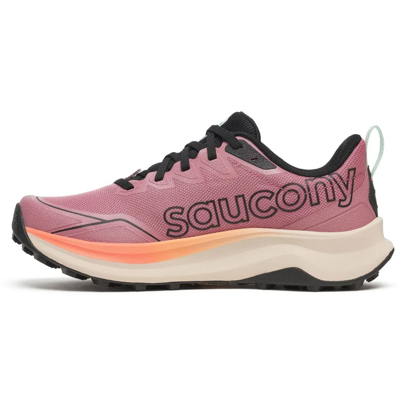 Saucony Women's Peregrine 16 Mauve/Salmon-1