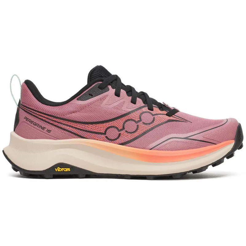 Saucony Women's Peregrine 16 Mauve/Salmon