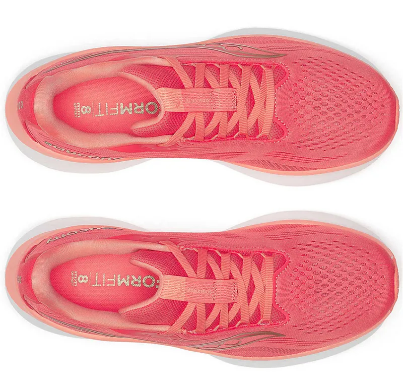 Saucony Women's Ride 18 Coral/Salmon-4