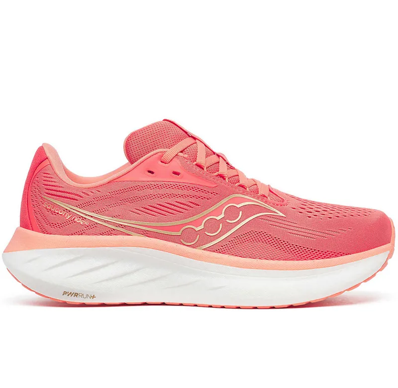 Saucony Women's Ride 18 Coral/Salmon