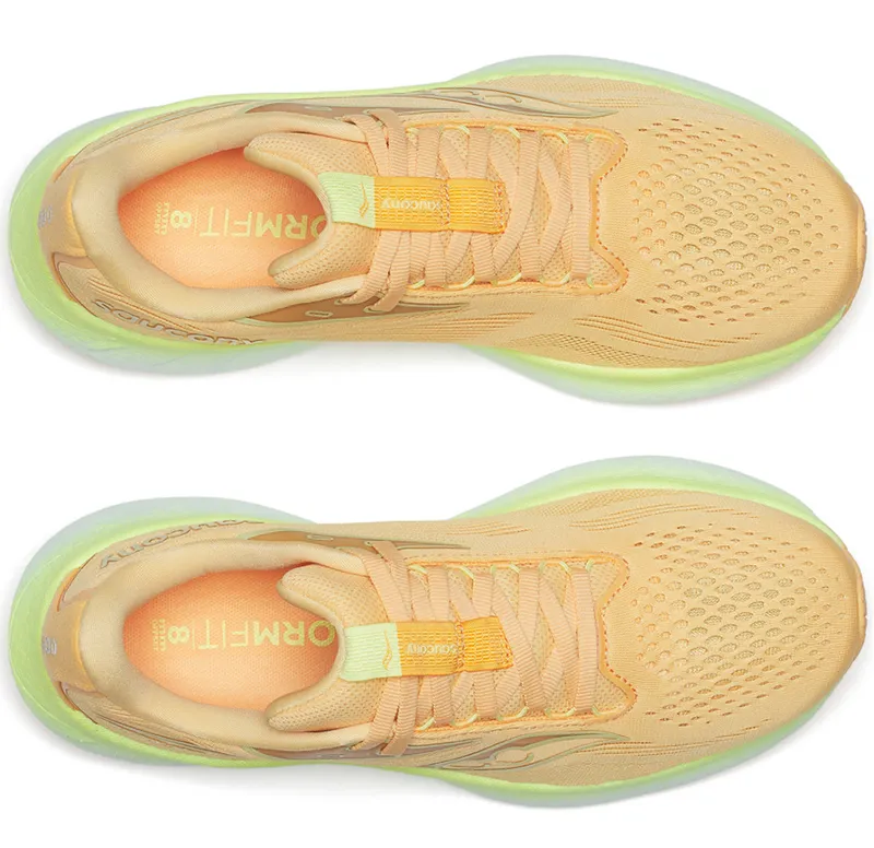 Saucony Women's Ride 18 Peach/Sunny-4