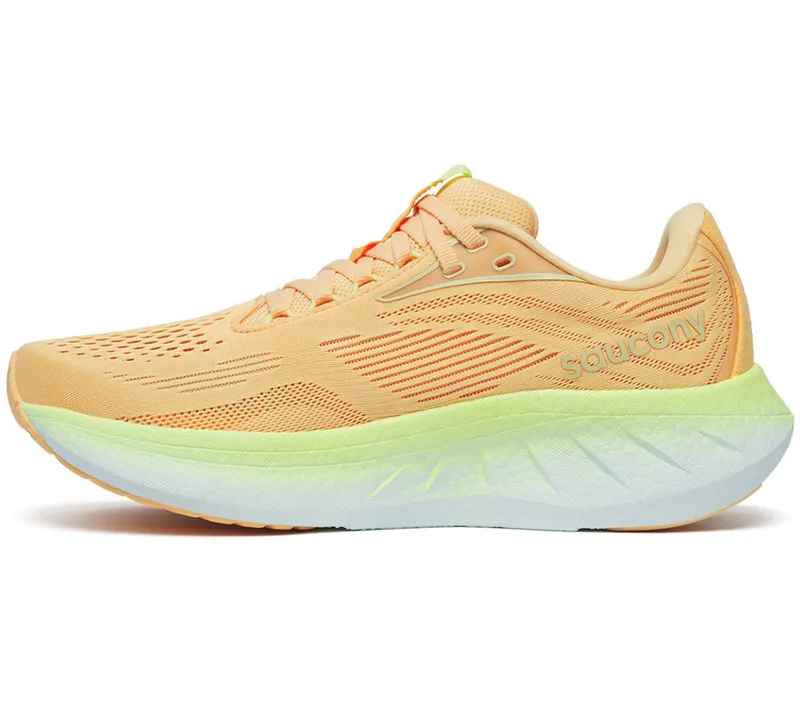Saucony Women's Ride 18 Peach/Sunny-1
