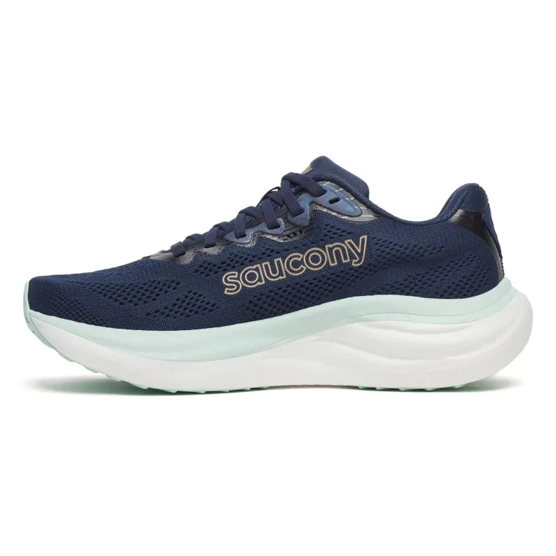 Saucony Women's Ride 19 Navy/Aqua-1