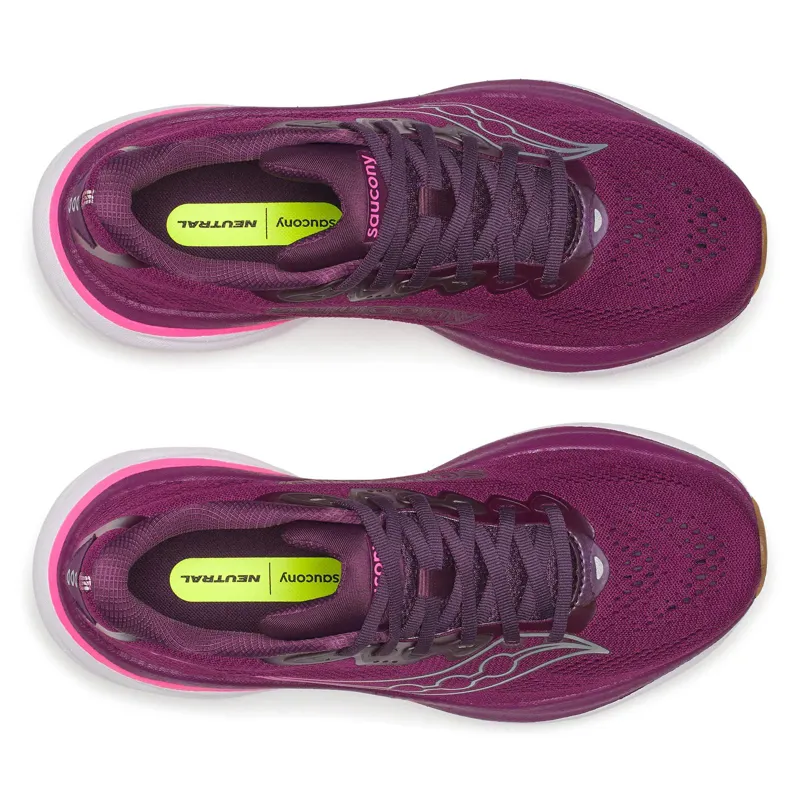 Saucony Women's Ride 19 Plum/Eggplant-4