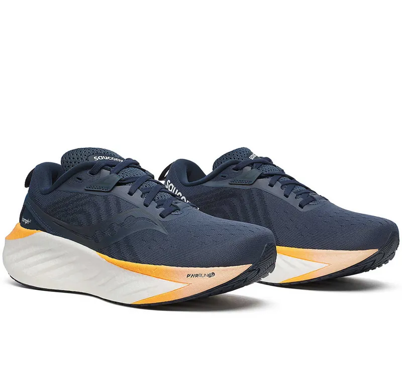 Saucony Women's Triumph 22 Dusk Blue/Peel-2