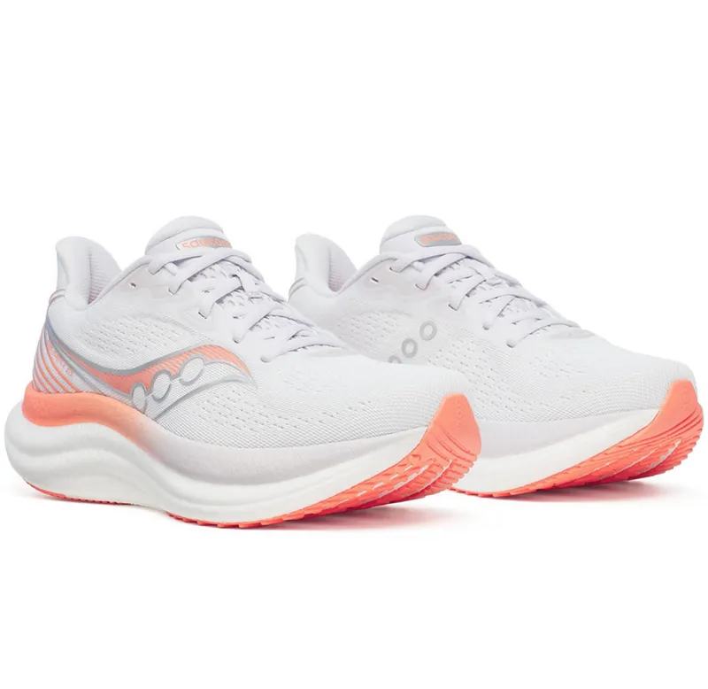 Saucony Women's Triumph 23 White/Wistful-2