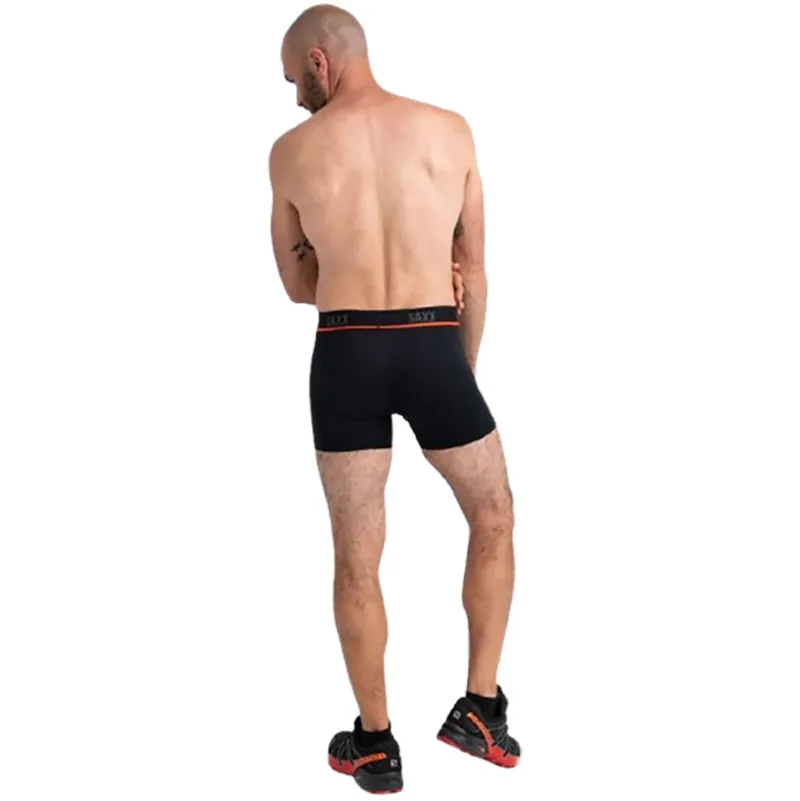 Saxx Kinetic Light-Compression Mesh Boxer Brief Black/Vermillion-3