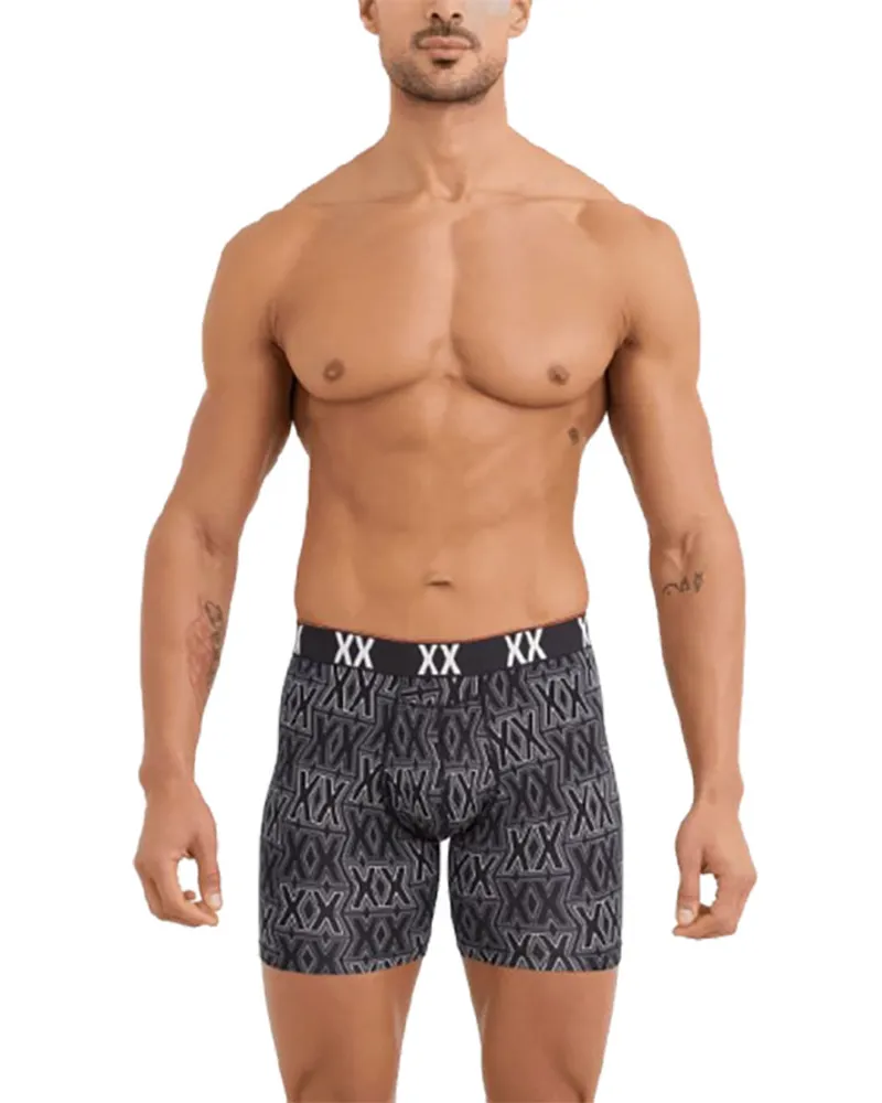 Saxx Multi-Sport Mesh Boxer Brief Fly 2PK Xxcellence/Black-1