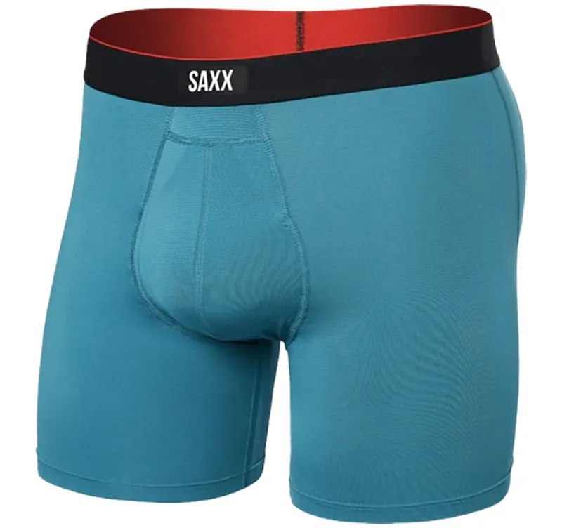 Saxx Multi-Sport Mesh Boxer Brief Fly Hydro Blue