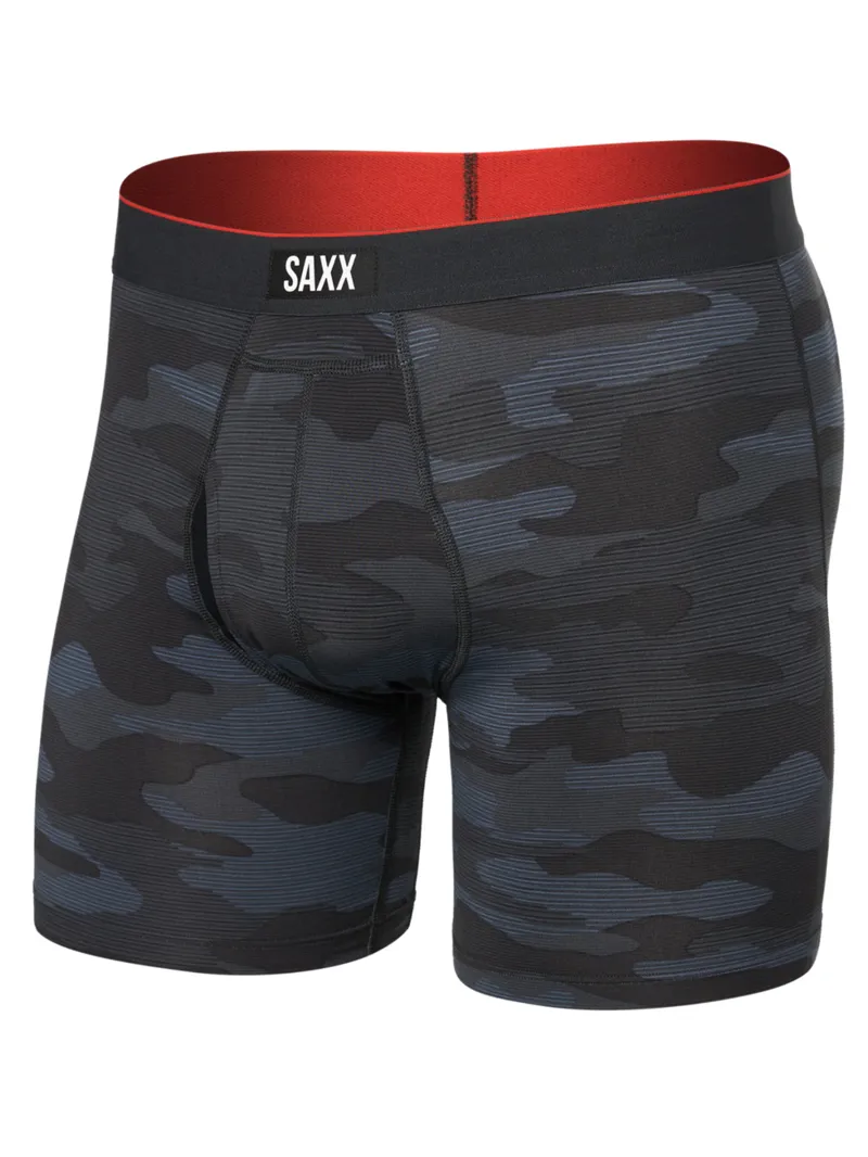 Saxx Multi-Sport Mesh Boxer Brief Fly Remote Camo