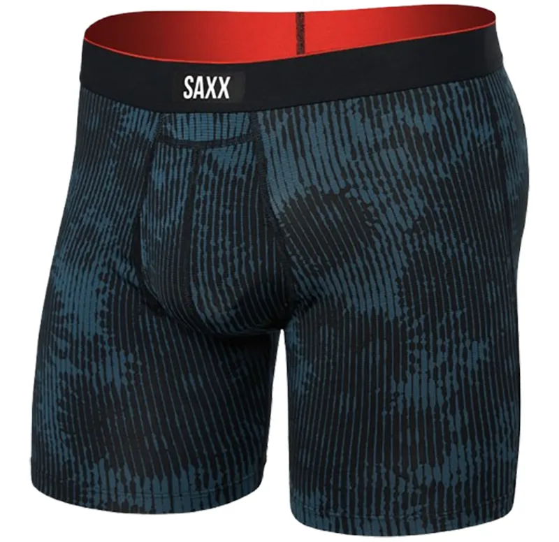 Saxx Multi-Sport Mesh Boxer Brief Fly White Noise
