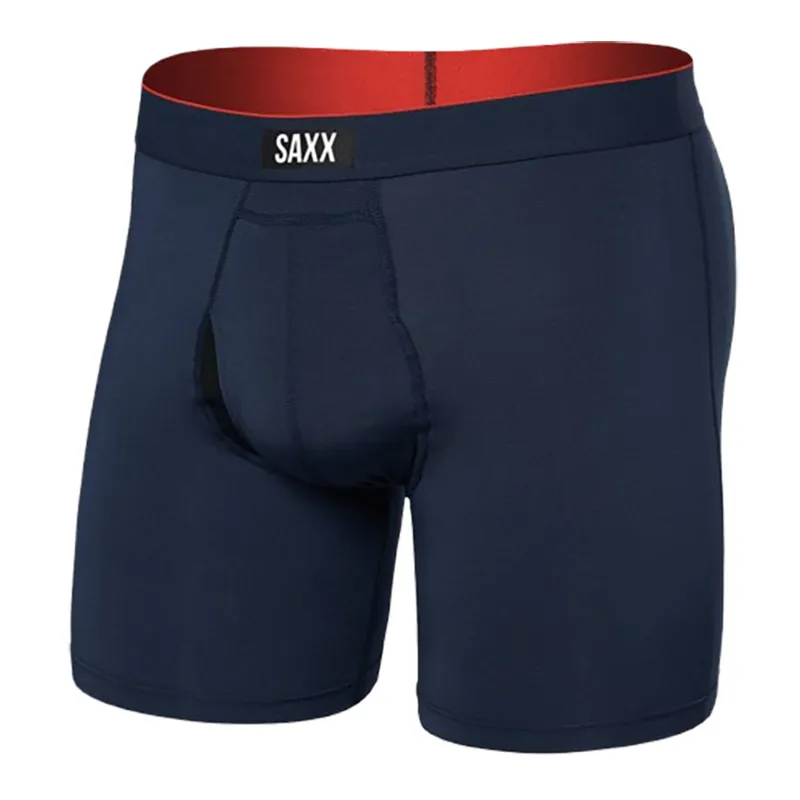 Saxx Multi-Sport Mesh Performance Boxer Brief Fly Navy