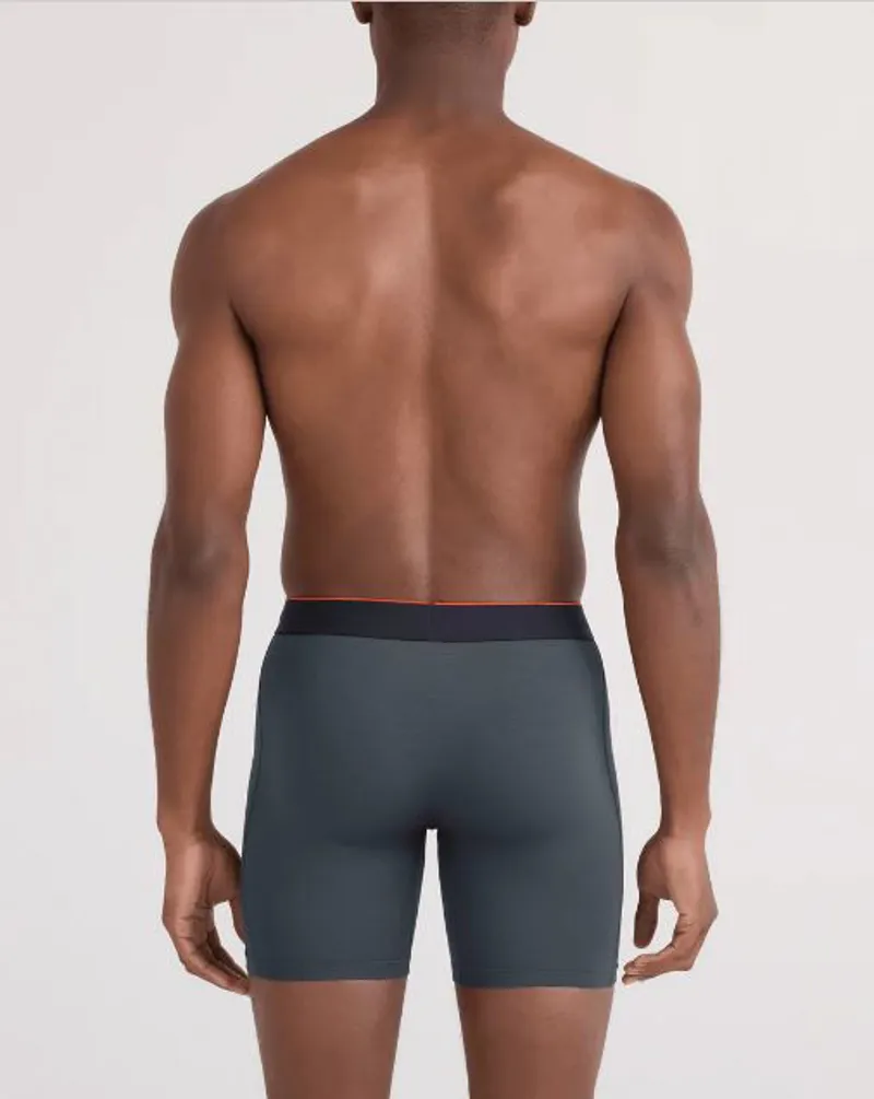 Saxx Multi-Sport Mesh Performance Boxer Brief FlyTurbulence Black Waist-2