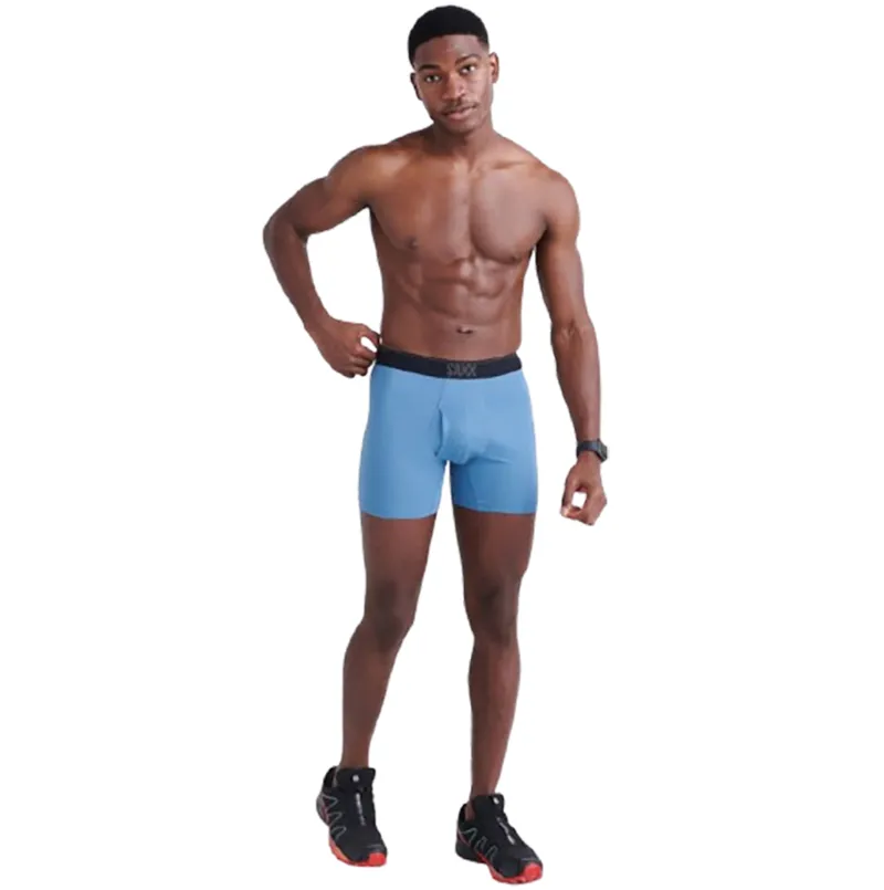 Saxx Quest Quick Dry Mesh Boxer Brief 2PK Maritime/Slate-1
