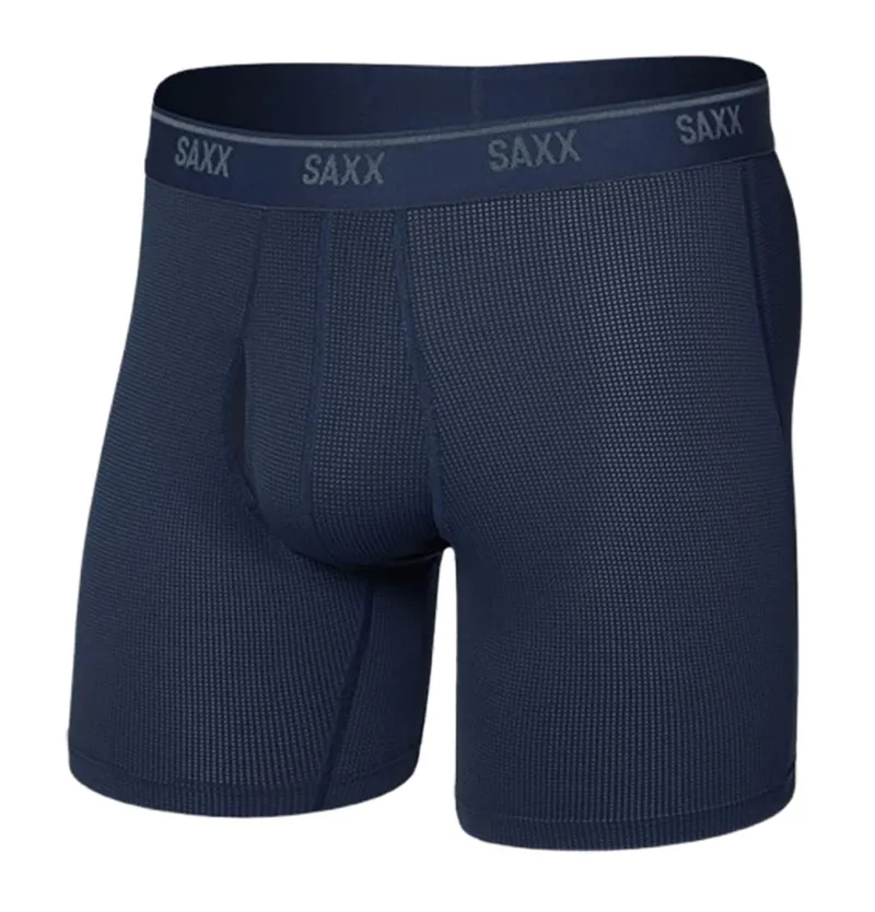 Saxx Quest Quick-Dry Mesh Boxer Brief Fly Maritime