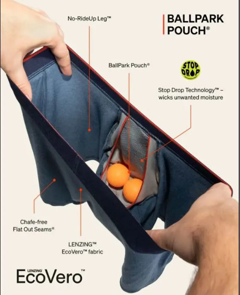 Saxx Vibe Xtra Soft Comfort Boxer Brief Fly Black/Coast Stripe-2