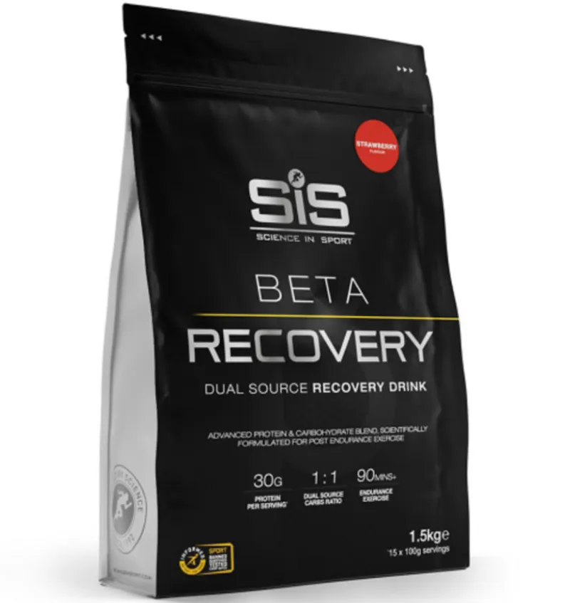 Science in Sport Beta Dual Source Recovery Drink Powder Strawberry-1