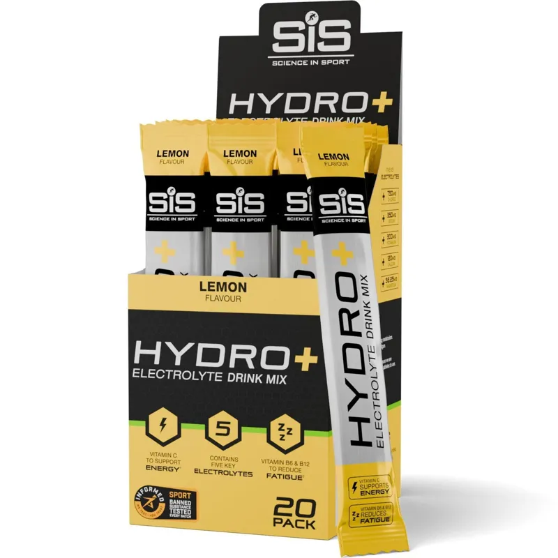 Science In Sport Hydro+ Stick Powder Lemon 4.5g Pack of 20