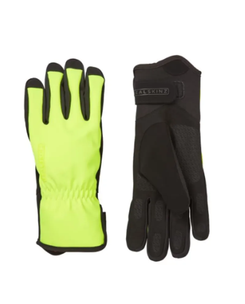 Sealskinz Bodham Waterproof All Weather Cycling Glove Neon Yellow