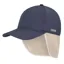 Sealskinz Cantley Waterproof Foldable Peak Cap with Ear Warmers Navy