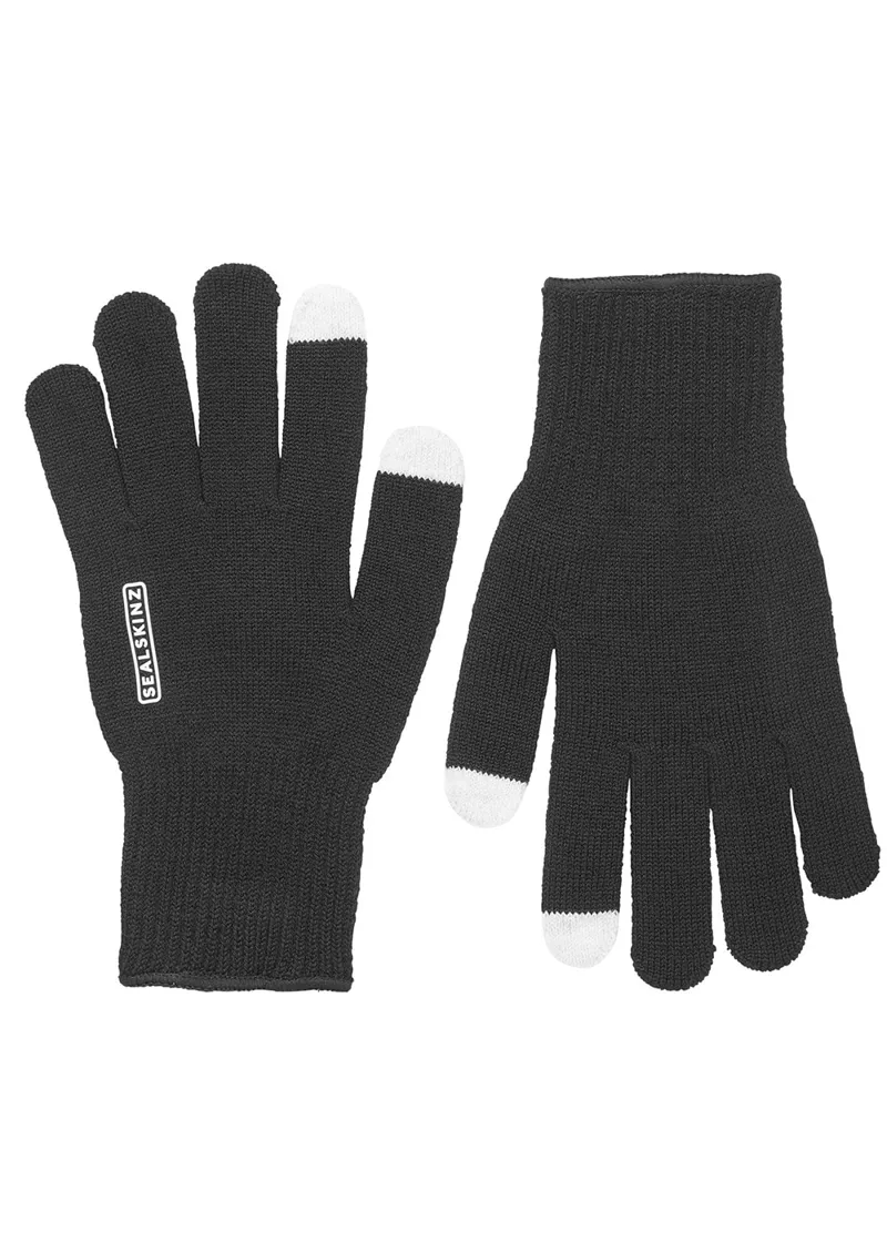 Sealskinz Hanworth Solo Merino Glove Black One Size-1