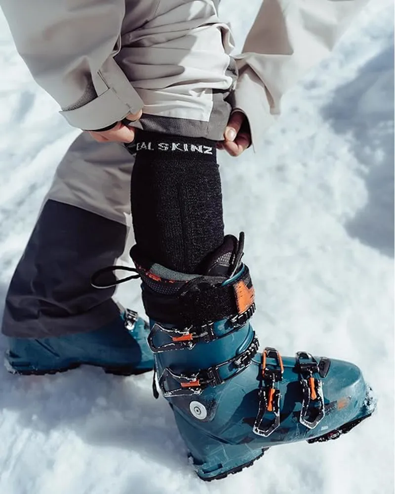 Sealskinz Northwold Solo Knee Length Thermal Ski Sock Black-3