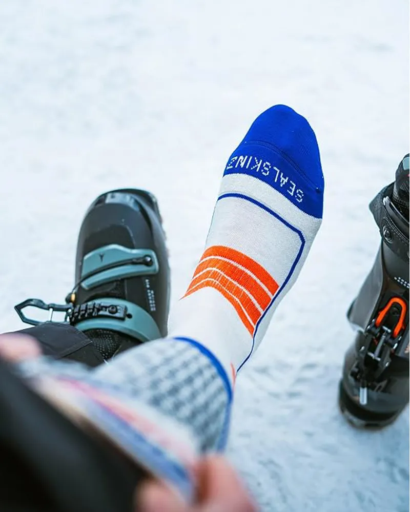 Sealskinz Northwold Solo Knee Length Thermal Ski Sock Multi-2