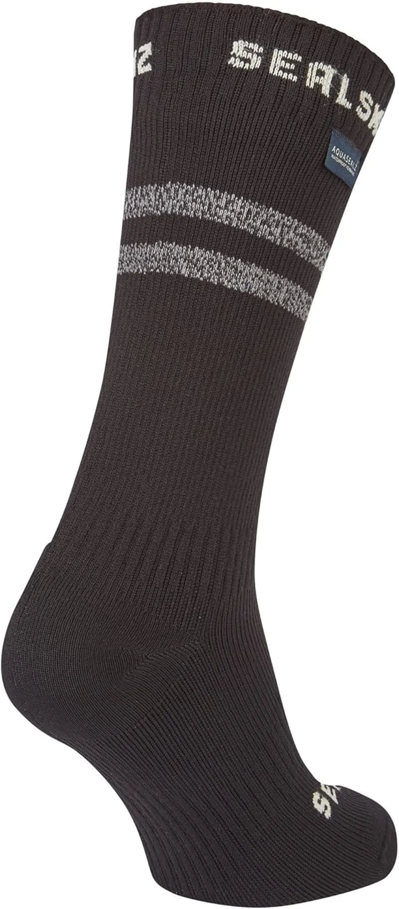 Sealskinz Runton Waterproof Cold Weather Mid Length Sock with Hydrostop Black-1