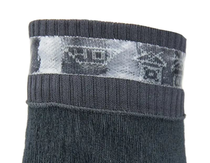 Sealskinz Scoulton Waterproof Warm Weather Mid Length Sock With Hydrostop Black-1