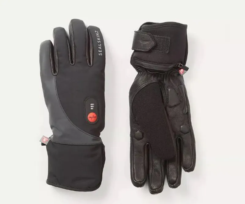 SealSkinz Upwell Waterproof Heated Cycle Glove Black