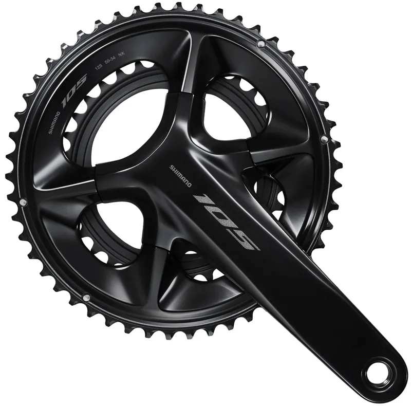 Shimano 105 FC-R7100 12 Speed Chainset Black-1